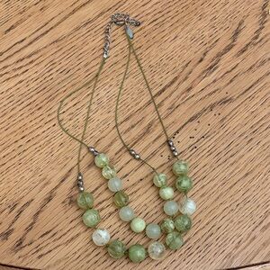 Green Beaded Necklace